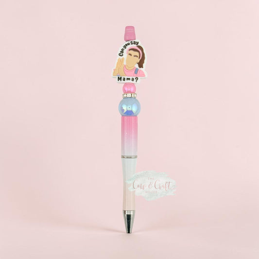 Funny Beaded Pen | On My Husband's Last Nerve Pen | Black Ink Twist Pen | Sassy Gift for Wife | Handmade Bling Pen
