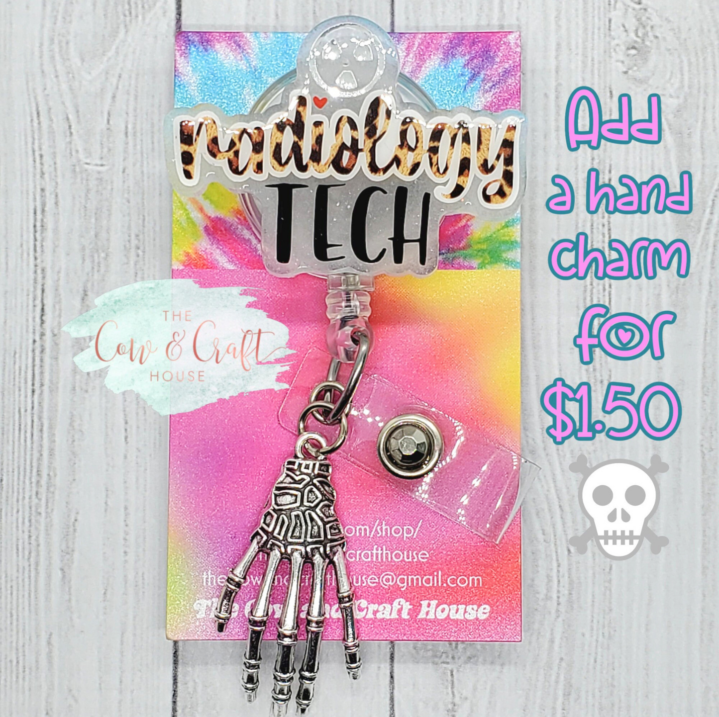 Texas Badge Reel | Nurse Texas ID Holder | Retractable Badge Reel | Radiology Technologist Badge Reel | Longhorns Badge Reel