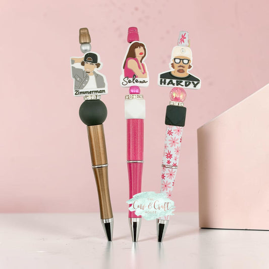 Beaded Pen: Zimmerman, Hardy, Selena - Novelty Ballpoint Pen