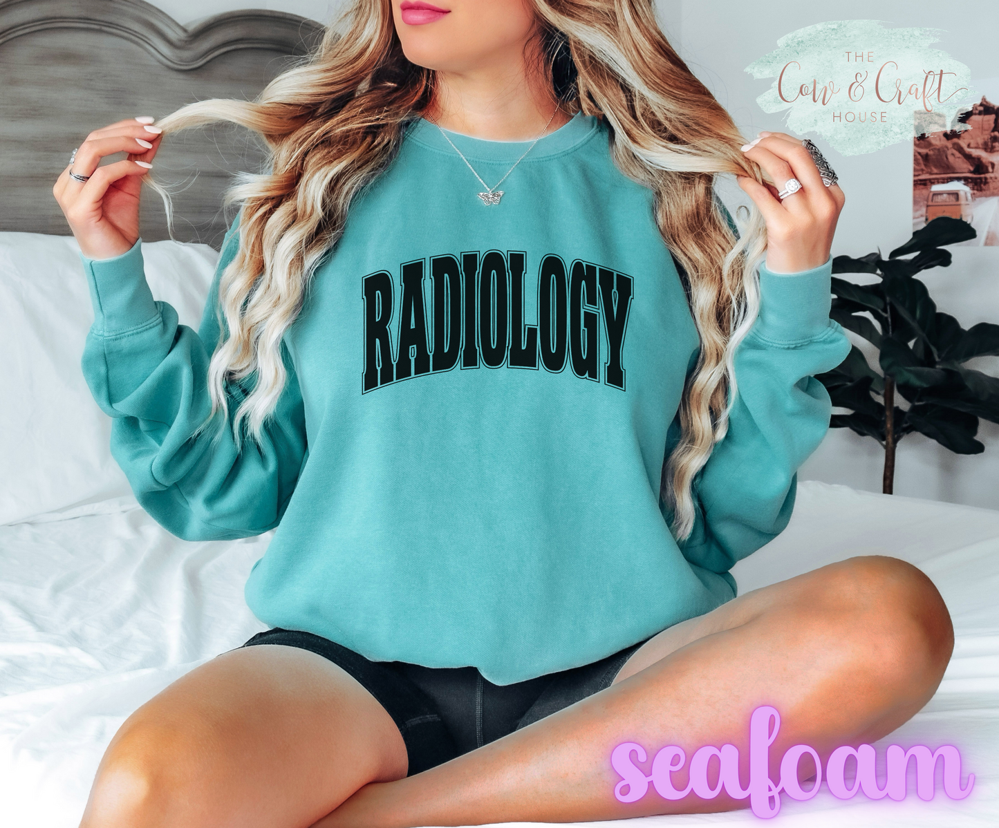 Radiology Sweatshirt Comfort Colors 1566 | Rad Tech Shirt Xray Tech Pullover Imaging Tech Gift