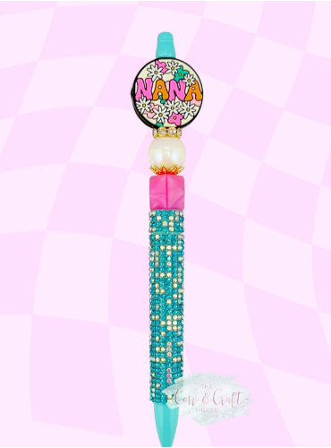NANA Beaded Black Ink Pen