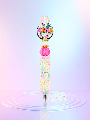 NANA Beaded Black Ink Pen