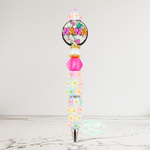 NANA Beaded Black Ink Pen