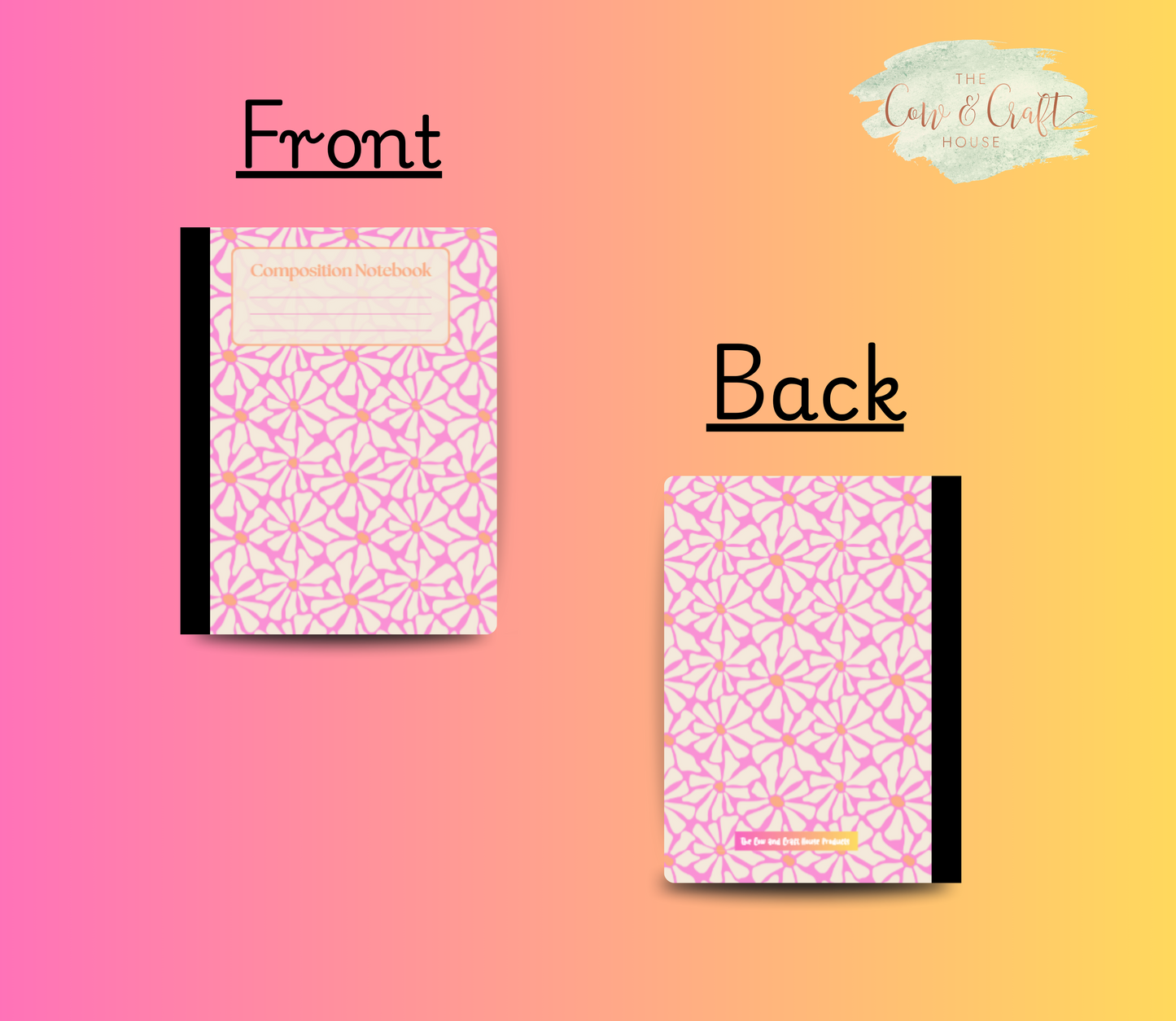 Cute Composition Notebook | College Ruled or Wide Ruled Journal | Student Notebook | Teacher Gift | Writing Journal | School Supplies