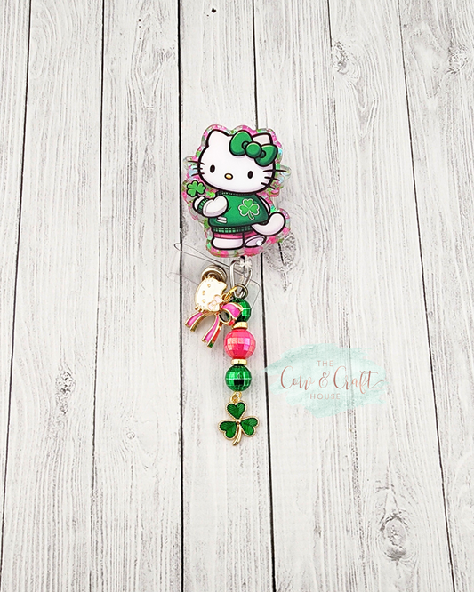 Kitty Badge Reel St. Patrick's Day
