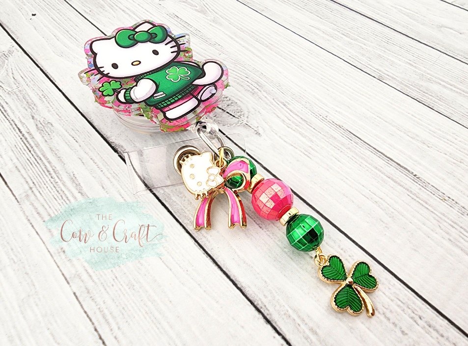 Kitty Badge Reel St. Patrick's Day