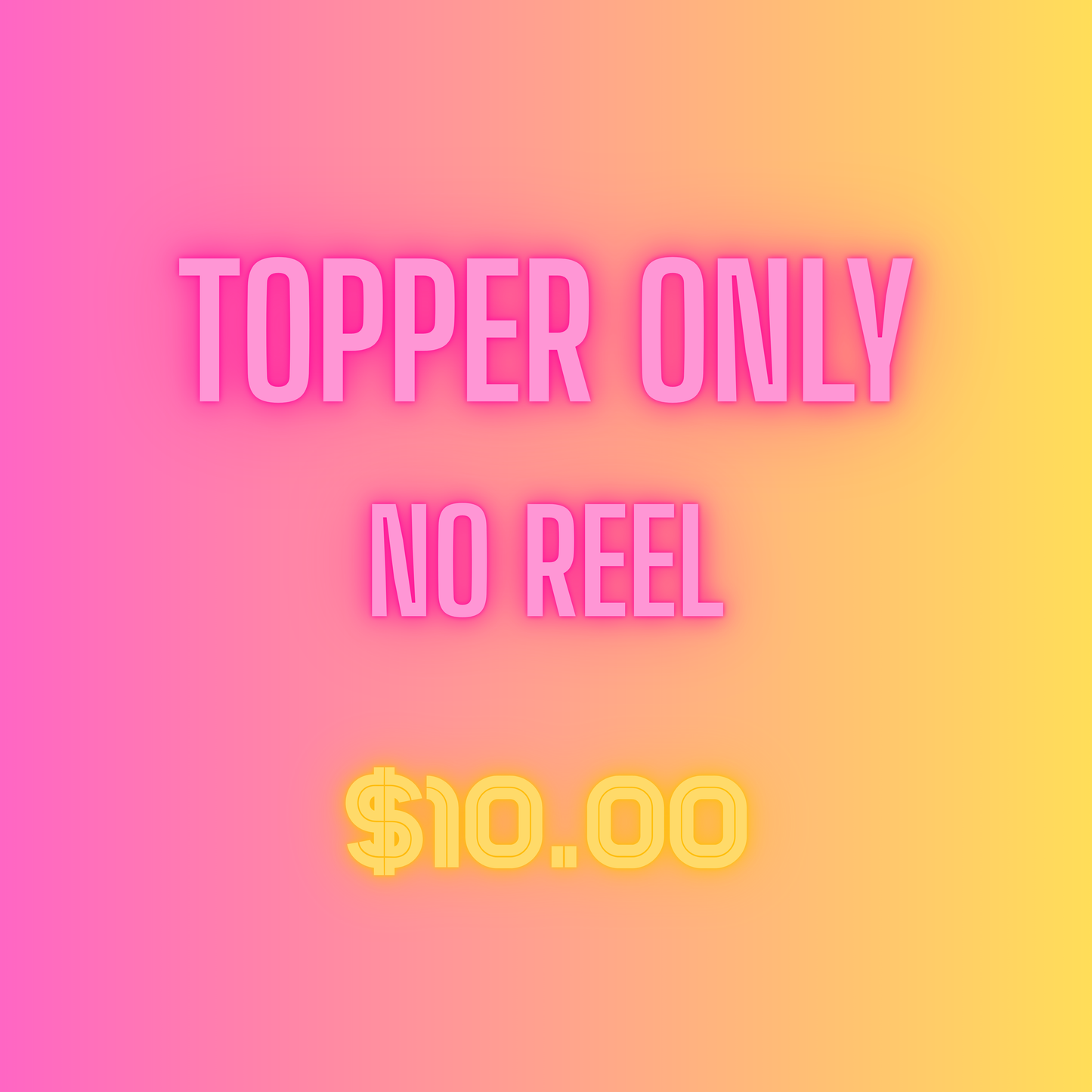 Custom Badge Topper Only